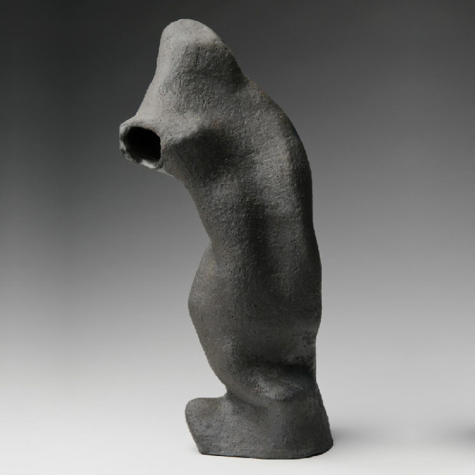 Adagio, 2012, stoneware, 16 x 5 x 6 in.