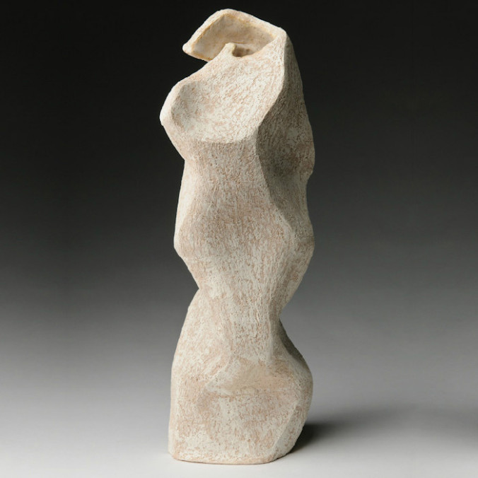 Caliope, 2012, stoneware, 17 x 6 x 6 in.