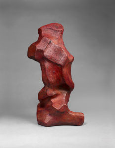 Red 5, stoneware, 14 x 7 x 4 in.
